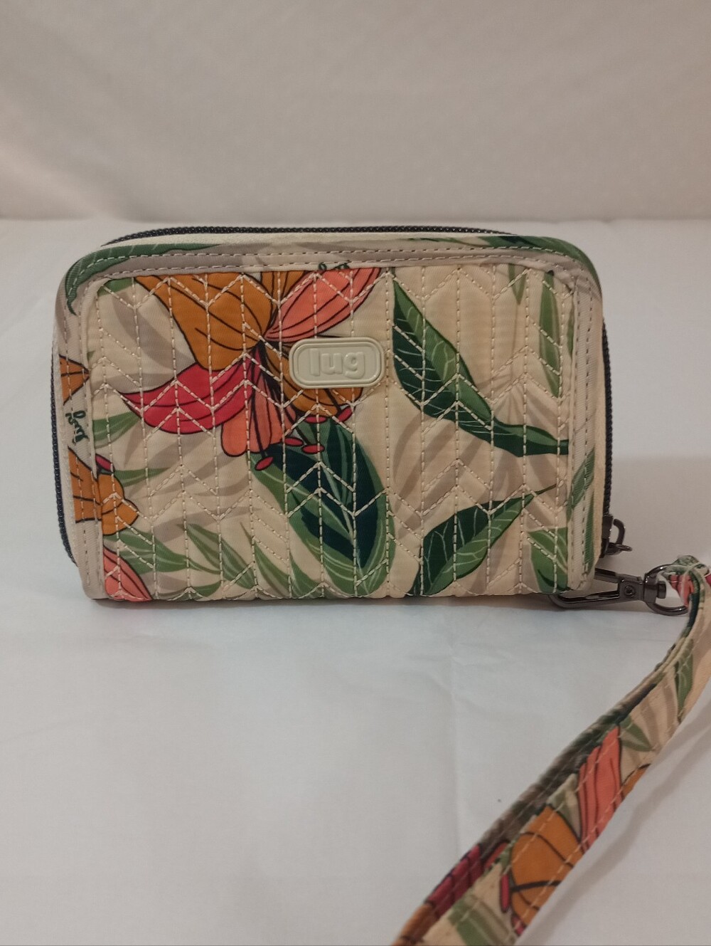 Lug Rodeo Lily Sand Wallet Wristlet
